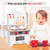 Children's Intellectual Education Enlightenment White Wooden Gourmet Cooking Kitchen Toy Set