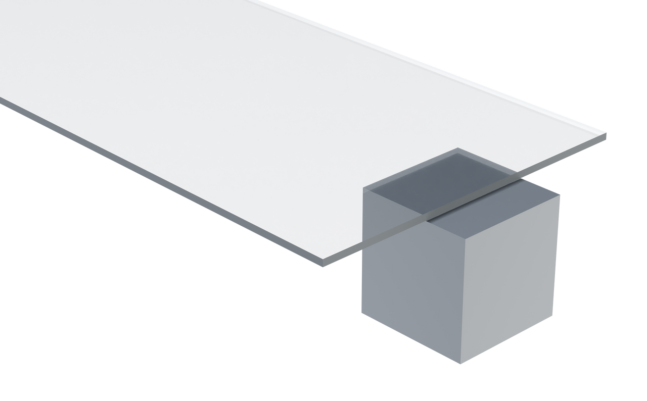 PlasticCraft Acrylic OP3 Ultraviolet (UV) Filtering Clear Sheet