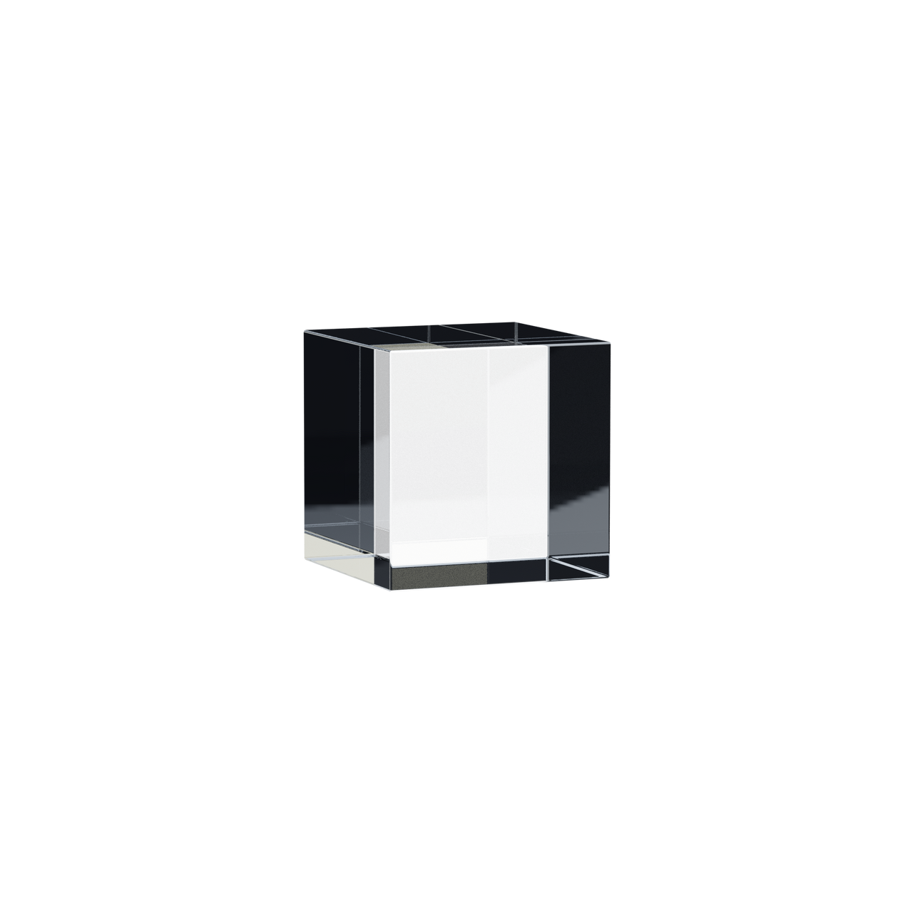 Black (Translucent) Acrylic Cubes (8mm)