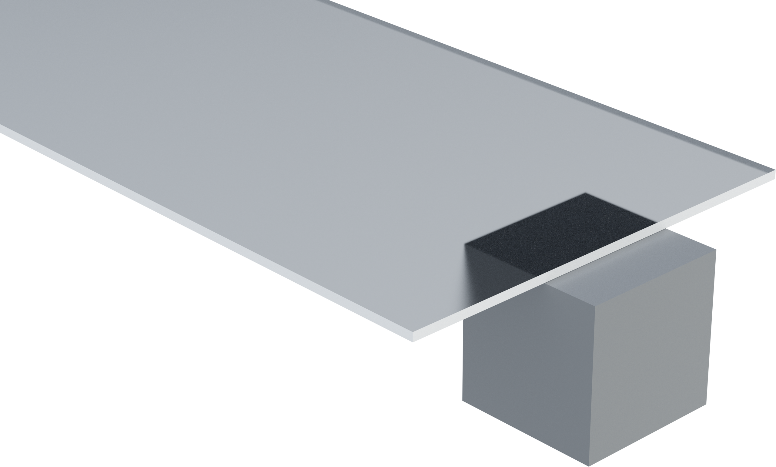 PlasticCraft Acrylic Frosted/Matte Finish P95/DP9 Sheet