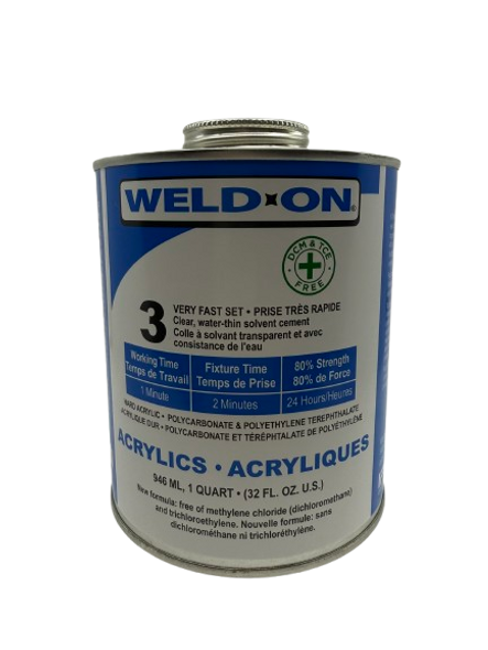 Quart of Weld on 3