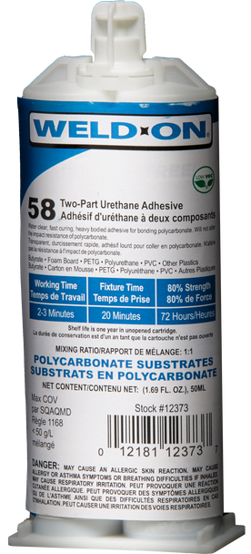 SCIGRIP IPS Weld-On #58 - VOC Free Polyurethane Adhesive