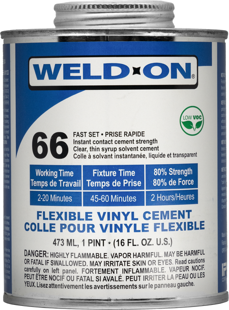 SCIGRIP IPS Weld-On #66 - Low VOC Flexible Vinyl Cement