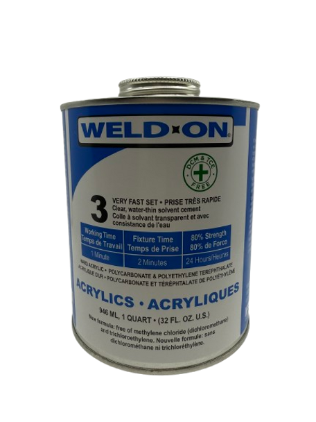 Quart of Weld on 3