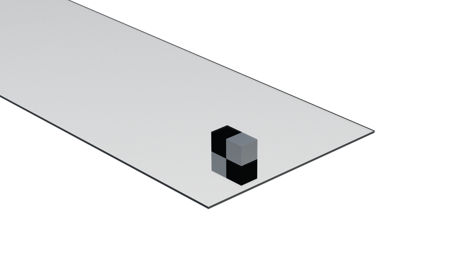 PlasticCraft Acrylic 2Way Mirror Sheet