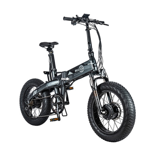 BEZIOR XF005 500W 36V / 16Ah Dual Motor Folding Electric Bicycle with 20 inch Tires, EU Plug