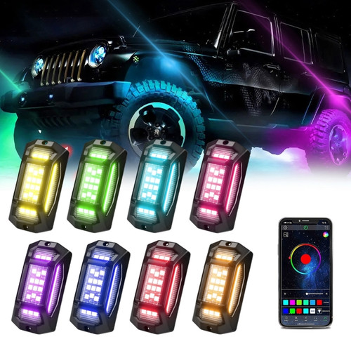 G6 RGB Colorful Car Chassis Light LED Music Atmosphere Light