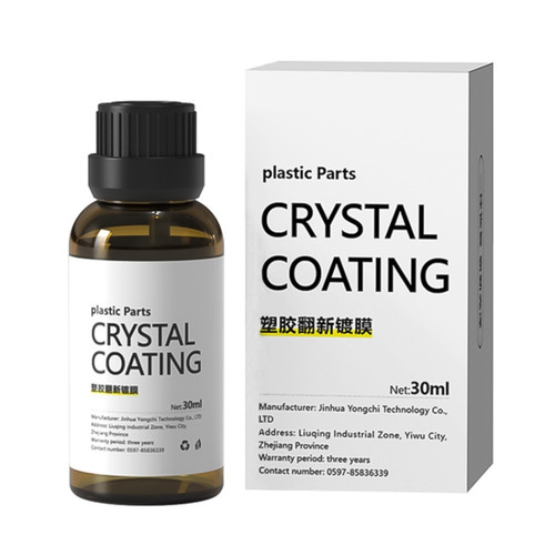 Car Crystal Plating Plastic Refurbishment Fluid, Capacity: 30ml