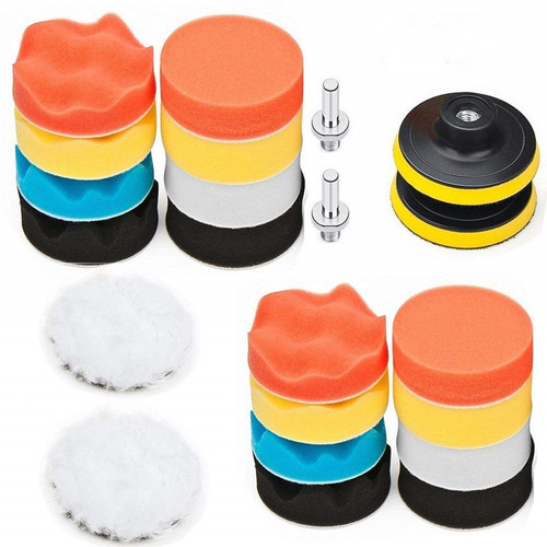 3 Inch Polishing Waxing Pad Sponge Buffing Kit