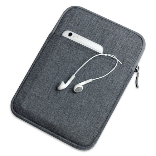 Shockproof Canvas + Space Cotton + Plush Protective Bag for iPad Mini 5 2019