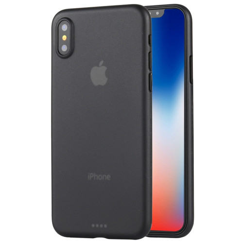 For iPhone X / XS Ultra-thin Frosted PP Protective Back Cover Case