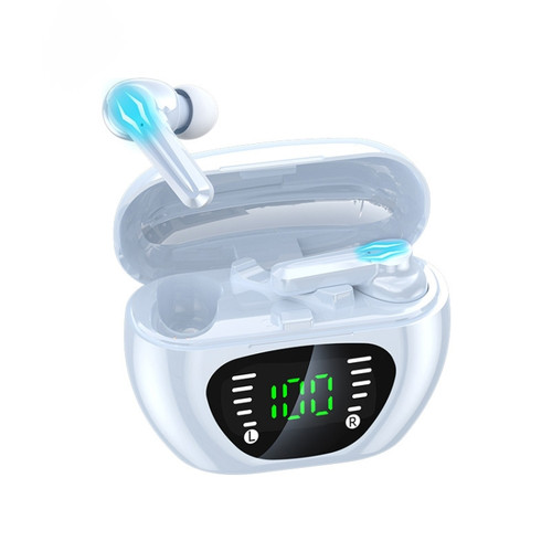 M29 Intelligent Noise Reduction Gaming Bluetooth Earphone with Digital Display Charging Box, Support HD Call & Siri & Power Bank