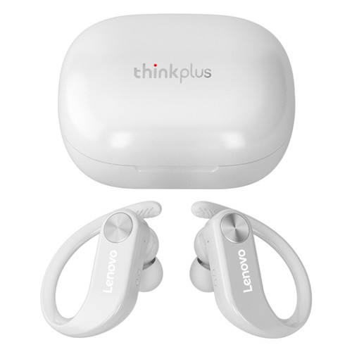 Original Lenovo LivePods LP7 IPX5 Waterproof Ear-mounted Bluetooth Earphone with Magnetic Charging Box & LED Battery Display, Support for Calls & Automatic Pairing