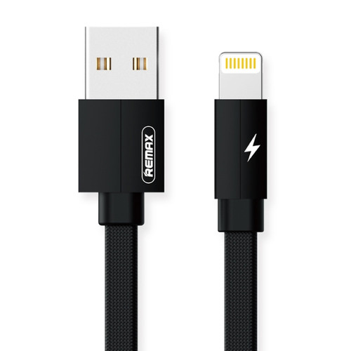 REMAX RC-094i 2m 2.4A USB to 8 Pin Aluminum Alloy Braid Fast Charging Data Cable