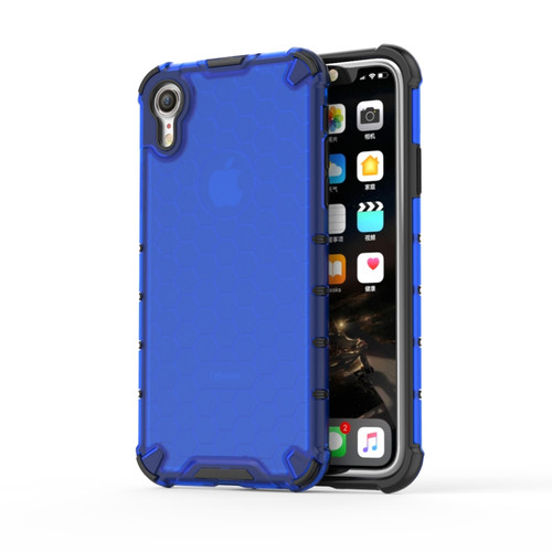 For iPhone XR Shockproof Honeycomb PC + TPU Protective Case