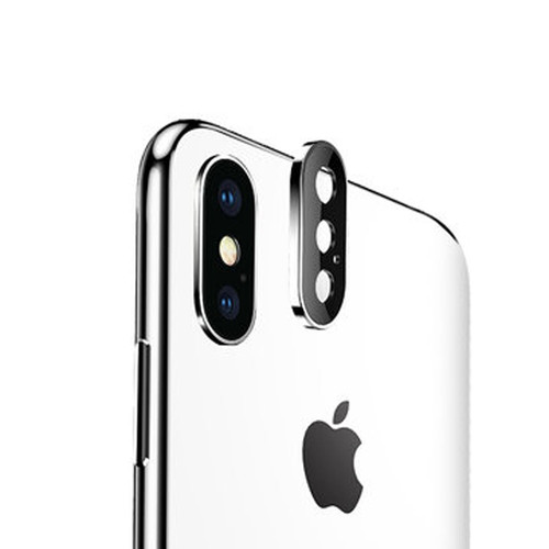 For iPhone XS Max Titanium Alloy Metal Camera Lens Protector Tempered Glass Film