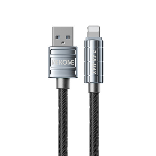 WK WDC-203i 2.4A USB to 8 Pin Data Cable, Length: 1m