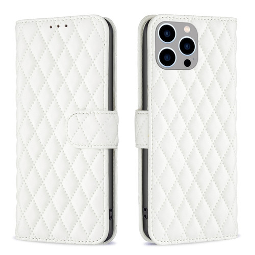 Diamond Lattice Wallet Flip Leather Phone Case