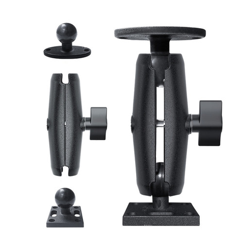 KZ06J Monitor Mount Tablet PC Aluminum Alloy Agricultural Machinery Bracket, Style: