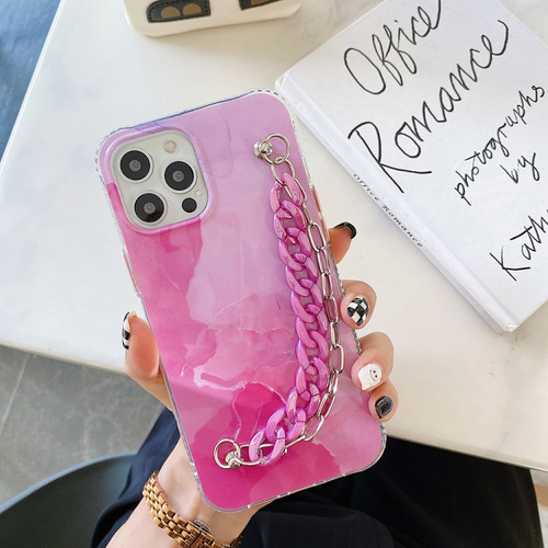 Azure Stone Pattern + Bracelet TPU Phone Protective Case