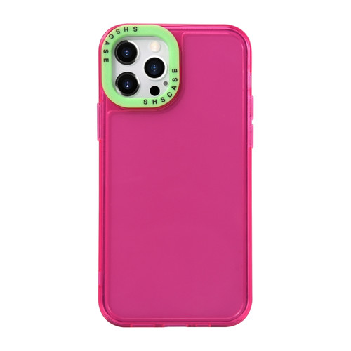 Color Contrast Lens Frame Transparent TPU Phone Case