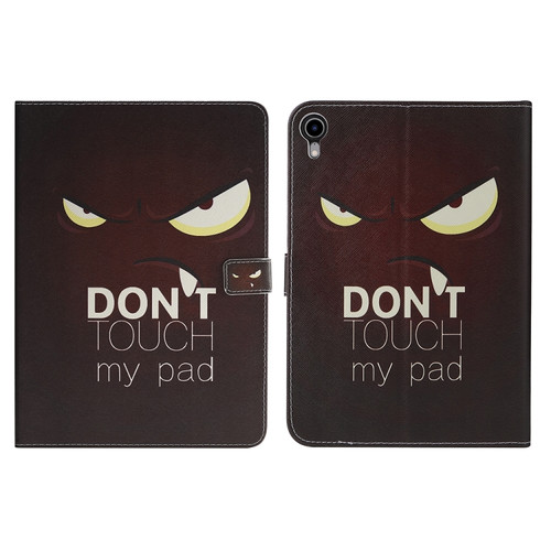 Colored Drawing Horizontal Flip Leather Tablet Case