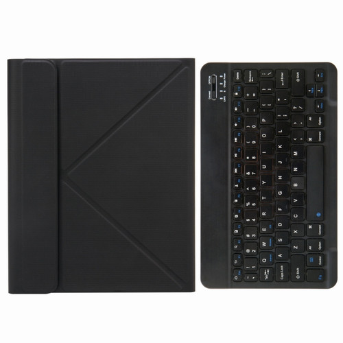H-102 Bluetooth Keyboard Leather Case with Rear Three-fold Holder