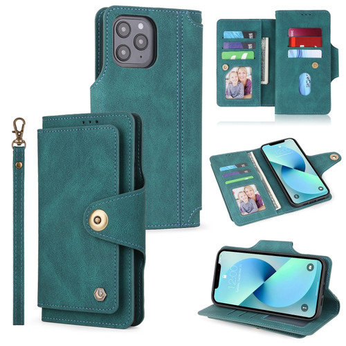 POLA 9 Card-slot Oil Side Leather Phone Case