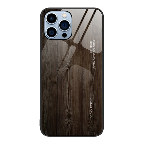 Wood Grain Glass Protective Case