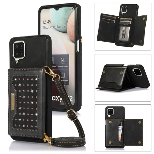 Three-fold RFID Leather Phone Case with Lanyard