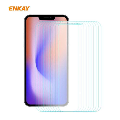 10 PCS ENKAY Hat-Prince 0.26mm 9H 2.5D Curved Edge Explosion-proof Tempered Glass Film