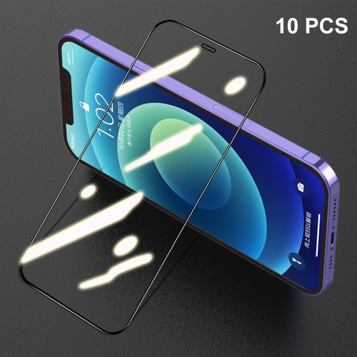 10 PCS ENKAY Hat-Prince Full Glue 0.26mm 9H 2.5D Tempered Glass Full Coverage Film