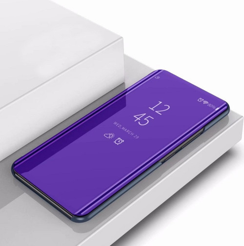 Plating Mirror Left and Right Flip Cover with Bracket Holster for iPhone XI 2019