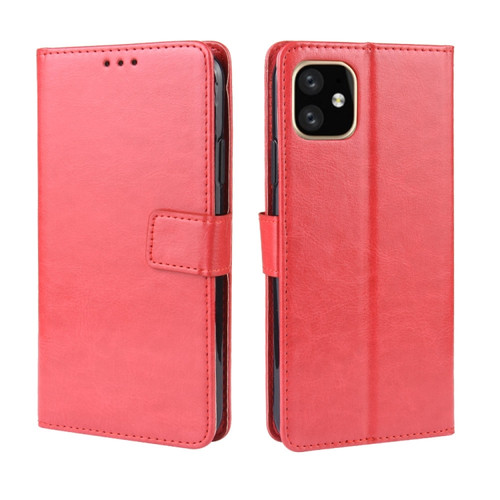 Retro Crazy Horse Texture Horizontal Flip Leather Case for  iPhone XI 2019 5.8 inch, with Holder & Card Slots & Photo Frame