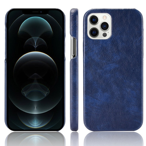For iPhone 12 / 12 Pro Shockproof Litchi Texture PC + PU Case