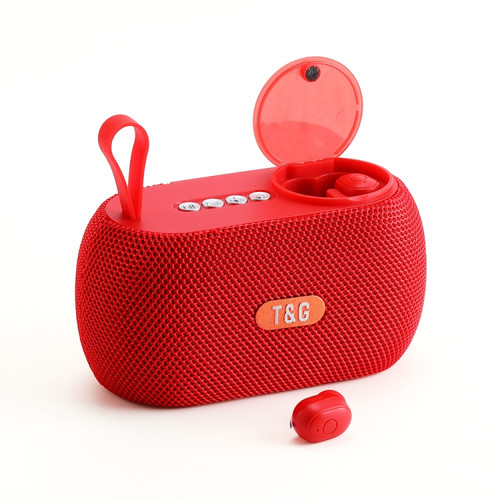 T&G TG810 2 in 1 Portable Outdoor Speaker + Mini Wireless Bluetooth Earphone