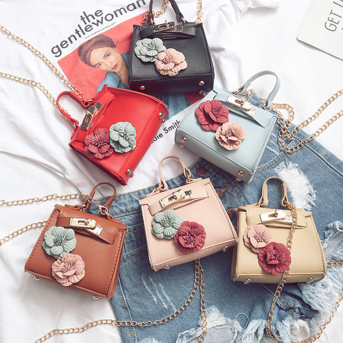 Mini palm size flowers Single Shoulder Bag Fashion Mini Bag