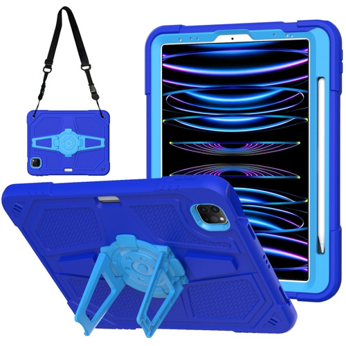 Punk Stand PC Hybrid Silicone Tablet Case with Shoulder Strap