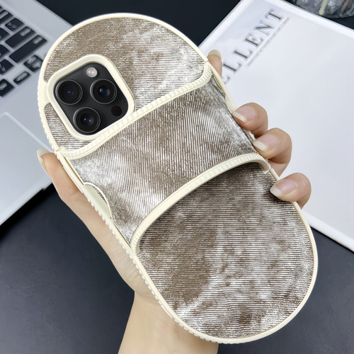 Creative Denim Slipper Design TPU Phone Case