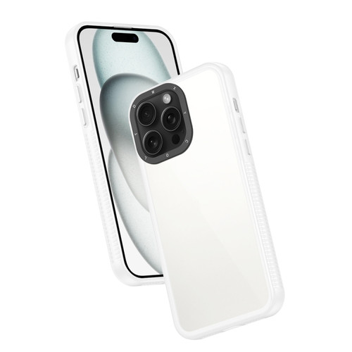 Frame Two Color Lens Ring TPU Phone Case