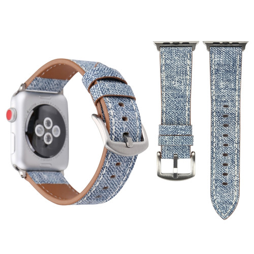 For Apple Watch Ultra 49mm / Series 8&7 45mm / SE 2&6&SE&5&4 44mm / 3&2&1 42mm Simple Fashion Genuine Leather Cowboy Pattern Watch Band