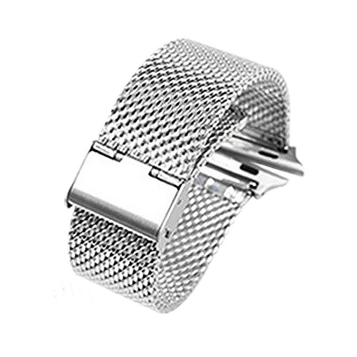 304 Stainless Steel Milanese Watch Band with Connector For Apple Watch Series 8&7 41mm / SE 2&6&SE&5&4 40mm / 3&2&1 38mm