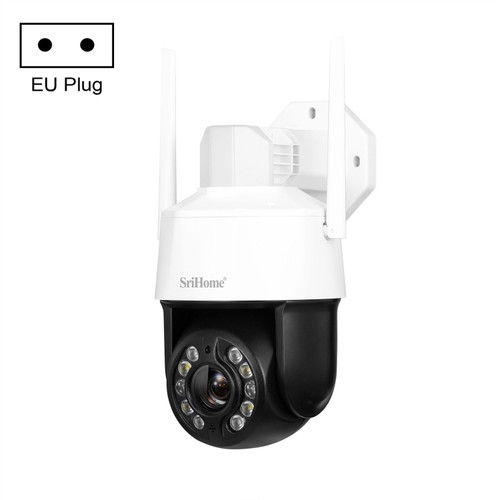 SriHome SH041 5.0MP 20X Optical Zoom 2.4G/5G WiFi Waterproof AI Auto Tracking H.265 Video Surveillance