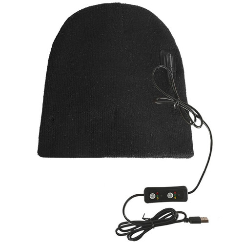 USB Electric Heating Outdoor Windproof And Warm Knitted Hat