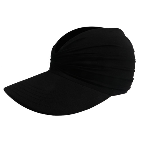 Women Visor Sun Protection Cap Elastic Hollow Large Brim Hat