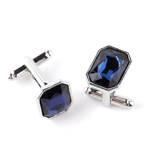 Fasion diamond-encrusted Cufflinks