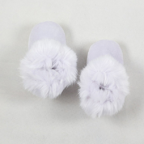 Winter Newborn Plush Slippers Home Indoor Warm Non-slip Bag with Baby Boots