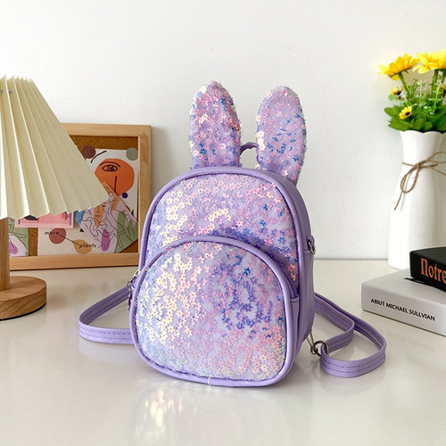 PU Children Sequin Backpack Girls Single-Shoulder Bag