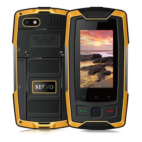 IP68 Waterproof Dustproof Shockproof, Front Fingerprint Identification, 2.45 inch Android 6.0 MTK6737 Quad Core 1.3GHz, NFC, OTG, Network: 4G, Support Google Play