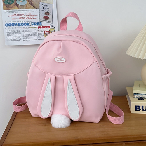 Cute Bunny Ear Backpack Children Small Schoolbag Female Casual Rucksack